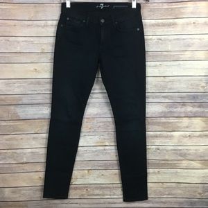 7 for all mankind black gwenevere jeans